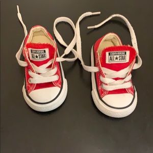 Size 3 Baby converse red